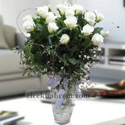 Her şeyimsin Benim '30 Adet Beyaz Gül'  Her şeyimsin Benim '30 Adet Beyaz Gül'