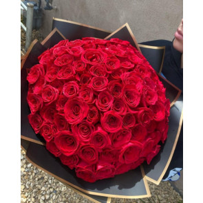 101 Adet Kırmızı Gül Buketi - Ankara Aynı Gün Teslimat