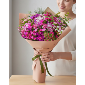 Ankara Çiçekçi - Mevsim Çiçeği Buketi