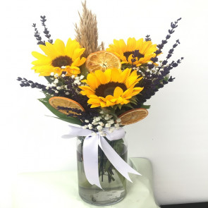 Special arrangement sunflower