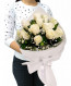 "Aşk Tutkunu" 13 Beyaz Gül Buketi