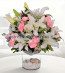 Karışık Mevsim Çiçekleri Aranjmanı 