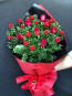 Kokina ve Kırmızı Güller Yılbaşı Buketi 